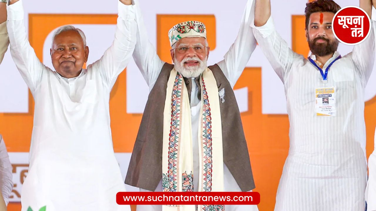 बिहार में NDA की सुनामी, विकास का कब्ज़ा फिर से, महागठबंधन धूल में, हर सीट का रुझान जारी